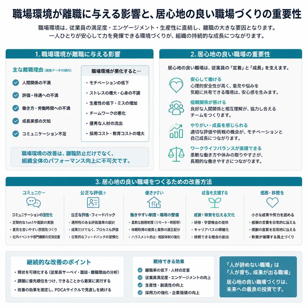 3. 職場環境の改善
