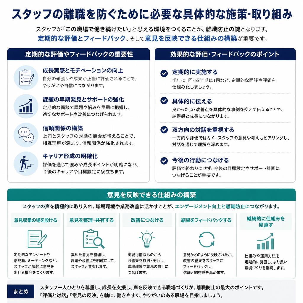離職防止に向けた取り組み