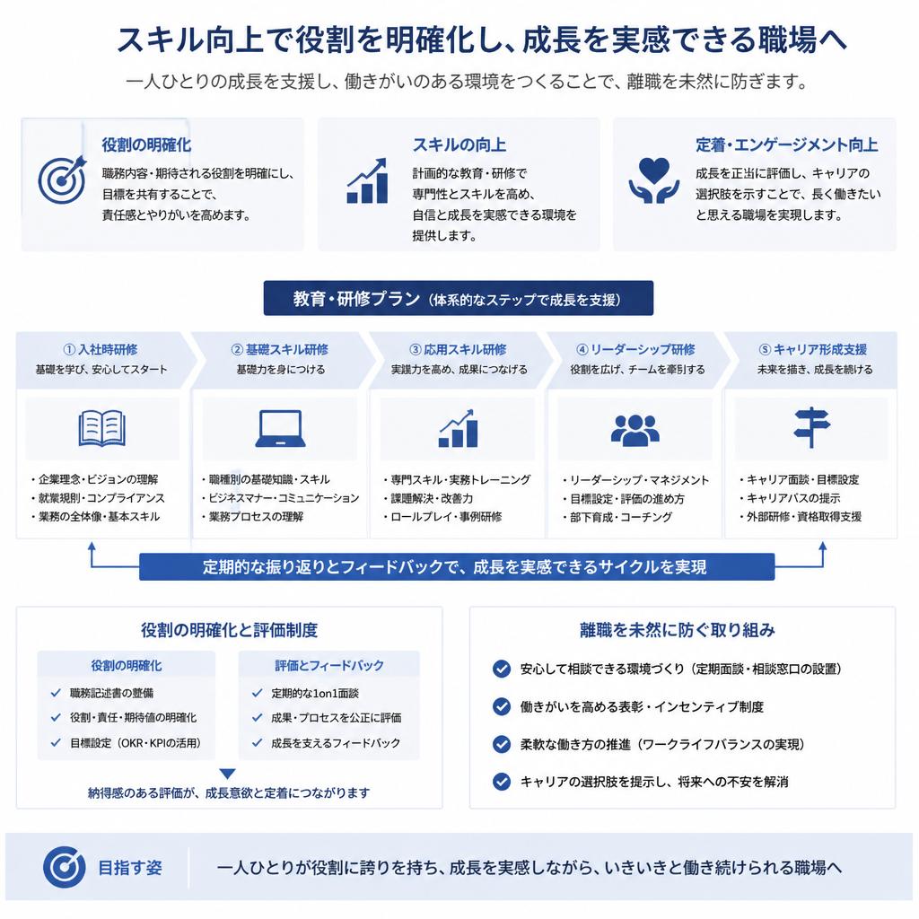 スキル向上とキャリア支援