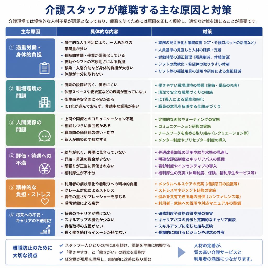 2. 離職の主な原因とは？