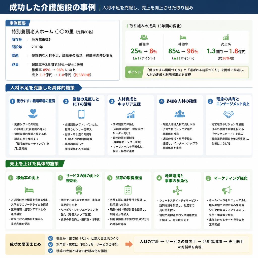 成功事例に学ぶ介護施設