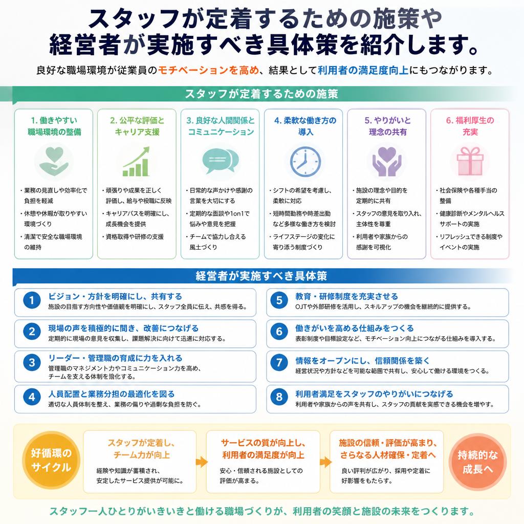 人材確保と職場環境の改善