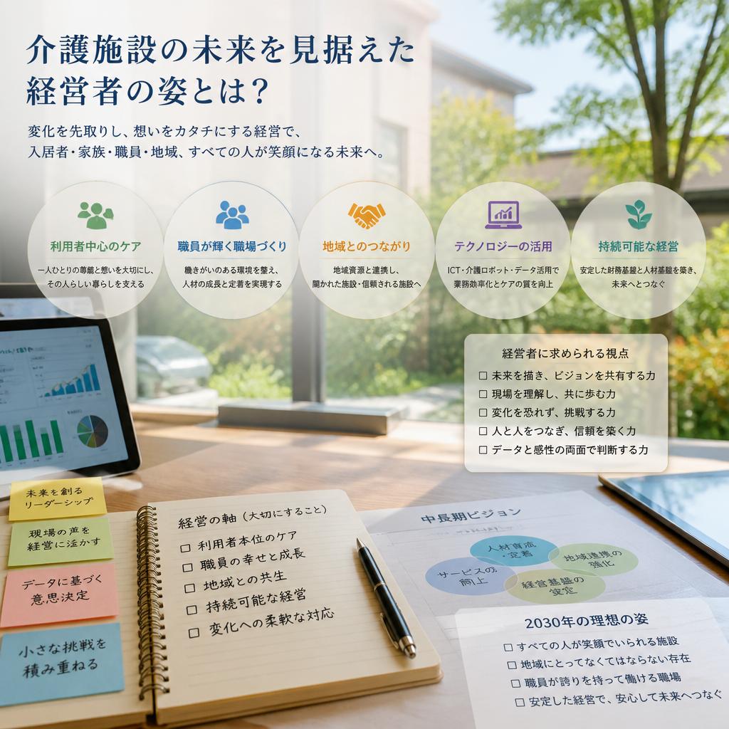 介護施設の未来を見据えた経営者の姿とは？