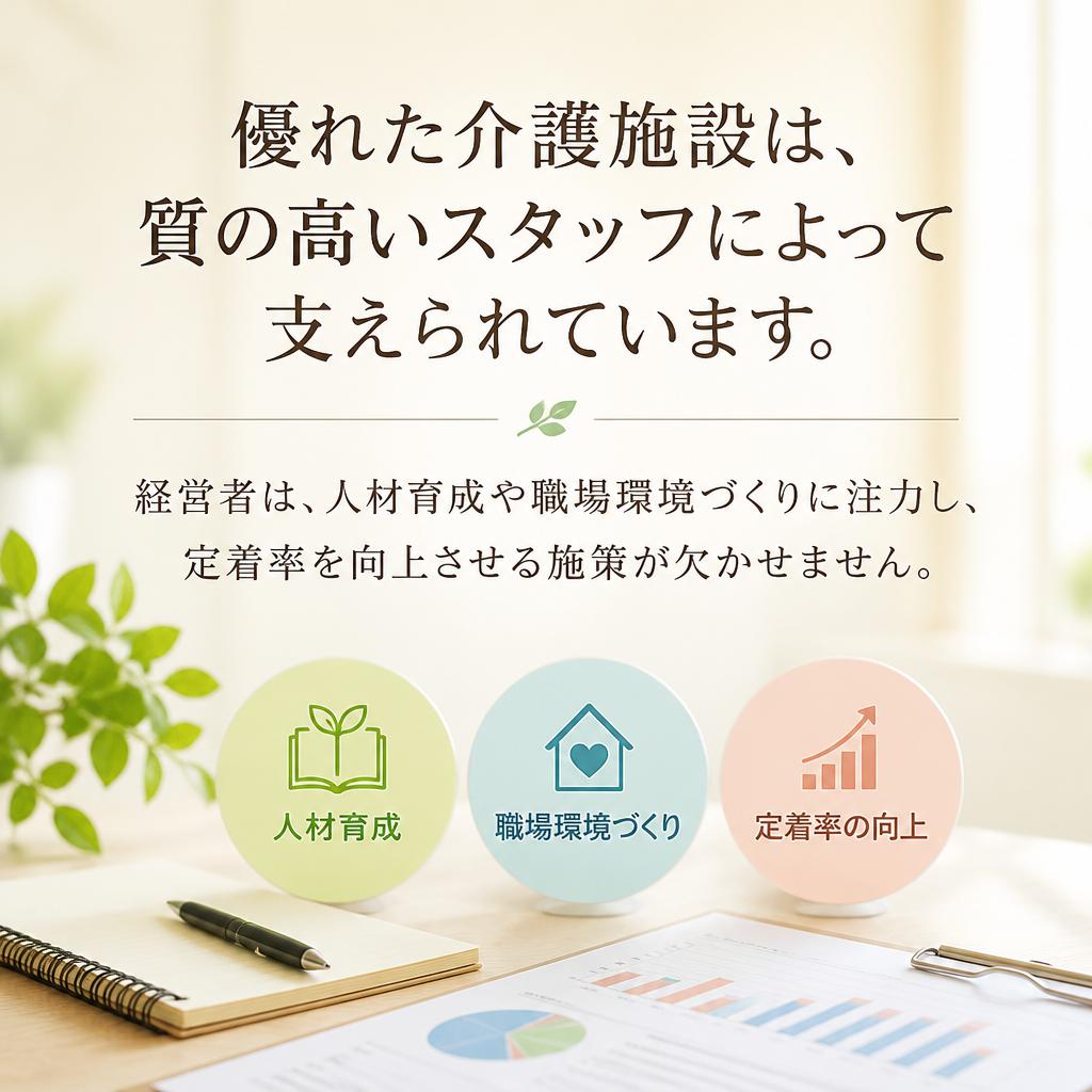 2. スタッフの定着と育成の重要性