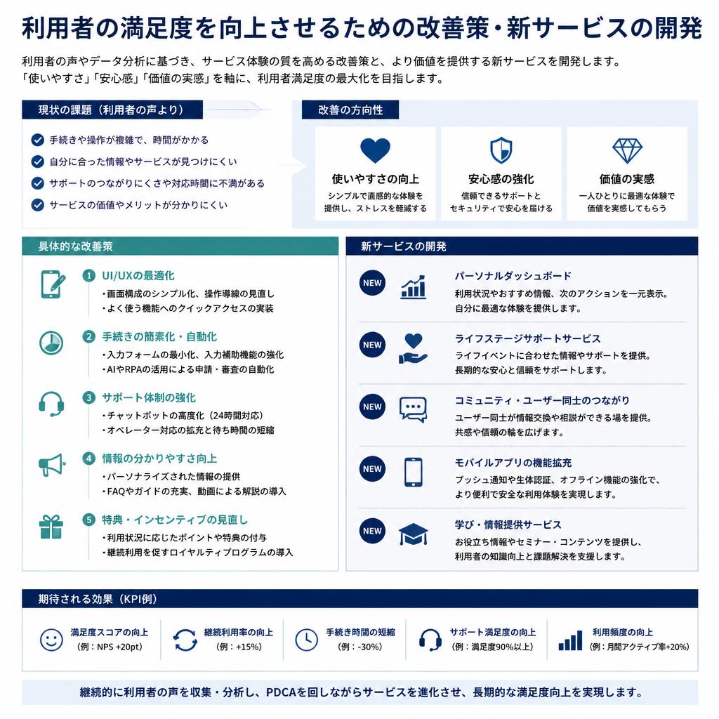 サービスの質を高める